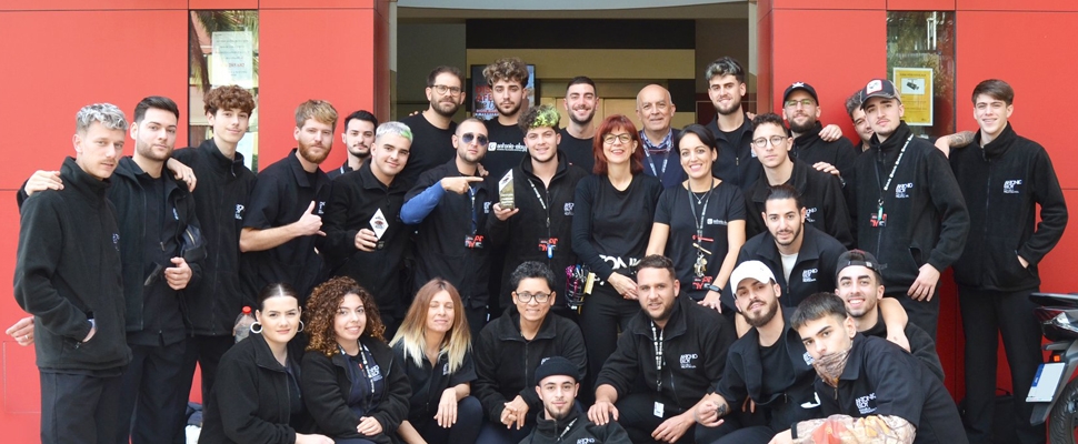 Dos alumnos galardonados en la Barber Battle Murcia