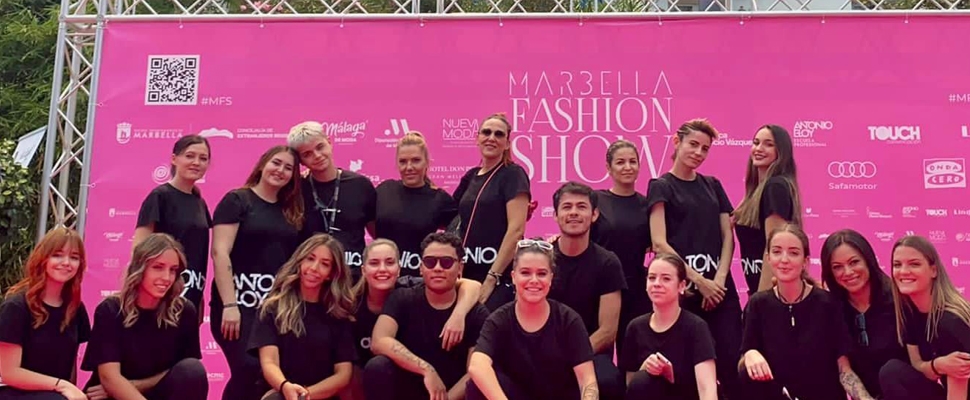 Una Peluquería y Maquillaje impecables en Marbella Fashion Show