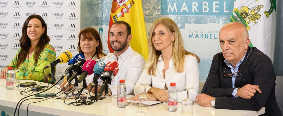 Eloy Moreno acude a la rueda de prensa de Marbella Fashion Show