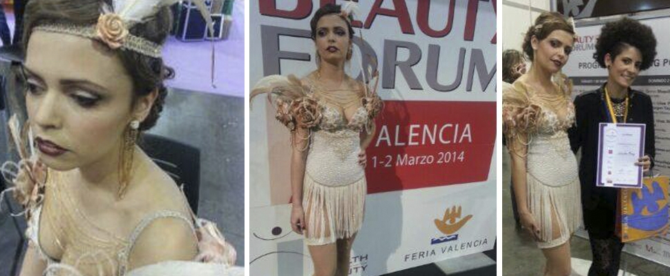 Concurso de maquillaje en Beauty Forum Valencia