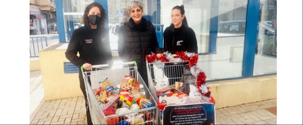 Recogida de alimentos para Corazones Malagueños 